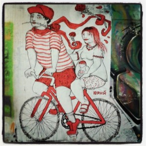 Bike - Hopnn - street art Firenze